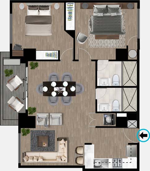 Apartamento Taormina 15