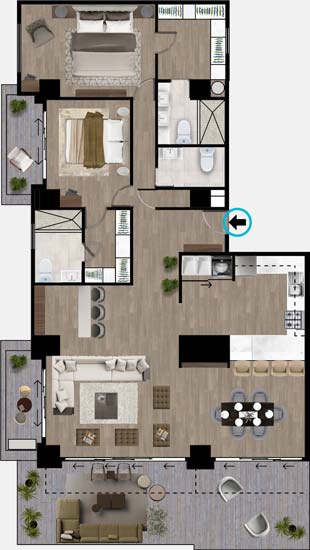 Apartamento Taormina 15